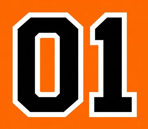 01 Dukes General Lee TV Series Temporary Tattoo (10 Tattoos)