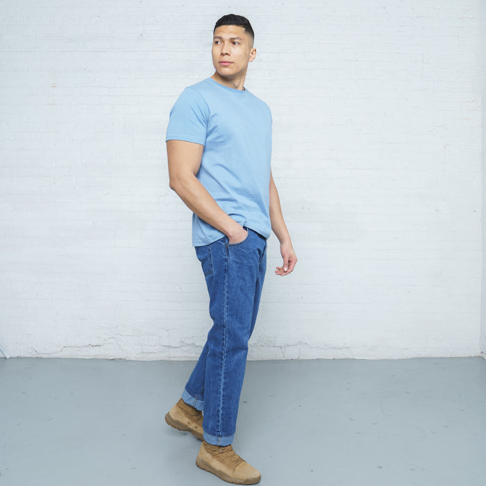 100% Cotton Relaxed Fit Stone Wash