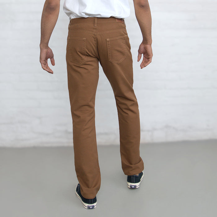 100% Cotton Tailored Fit Brown