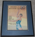 1960 Framed Hoosier Classic Basketball Program, Butler, Illinois, Purdue, Notre Dame