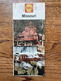 1963 Shell Missouri State Highway Transportation Travel Road Map