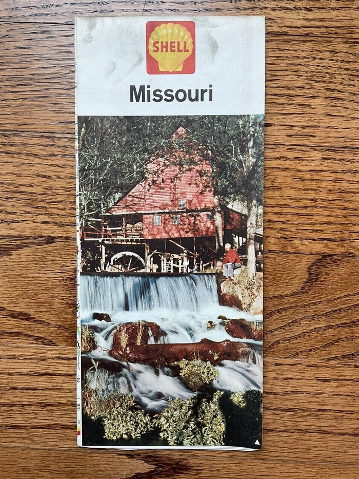 1963 Shell Missouri State Highway Transportation Travel Road Map