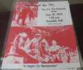 1979 Indiana University vs Pan Am Team Basketball Program & Ticket - Vintage Indy Sports