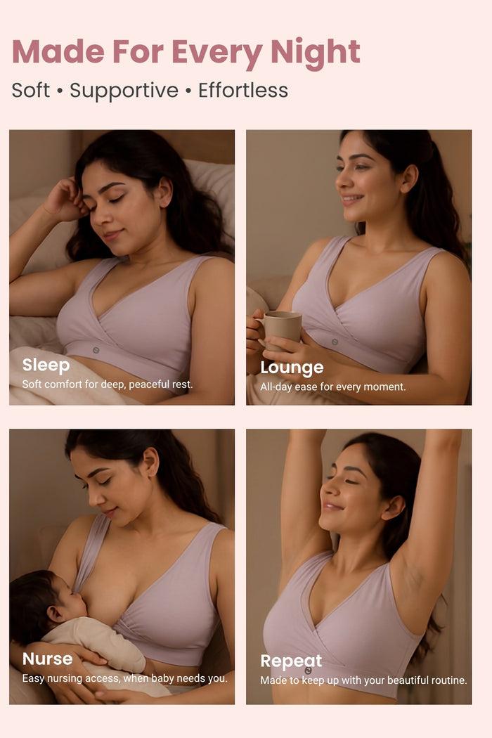 247 Cotton Non Padded Yoga Bra - Salmon