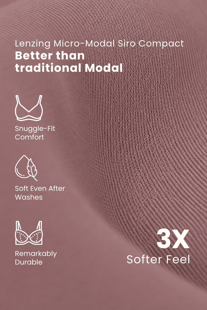 247 (Upgraded) Modal Padded Maternity Feeding Bra - Coco