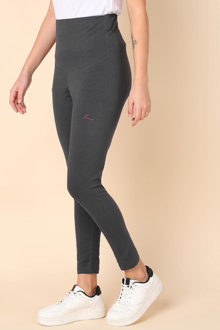 247 Zactive Dark Grey High Waisted Maternity Legging