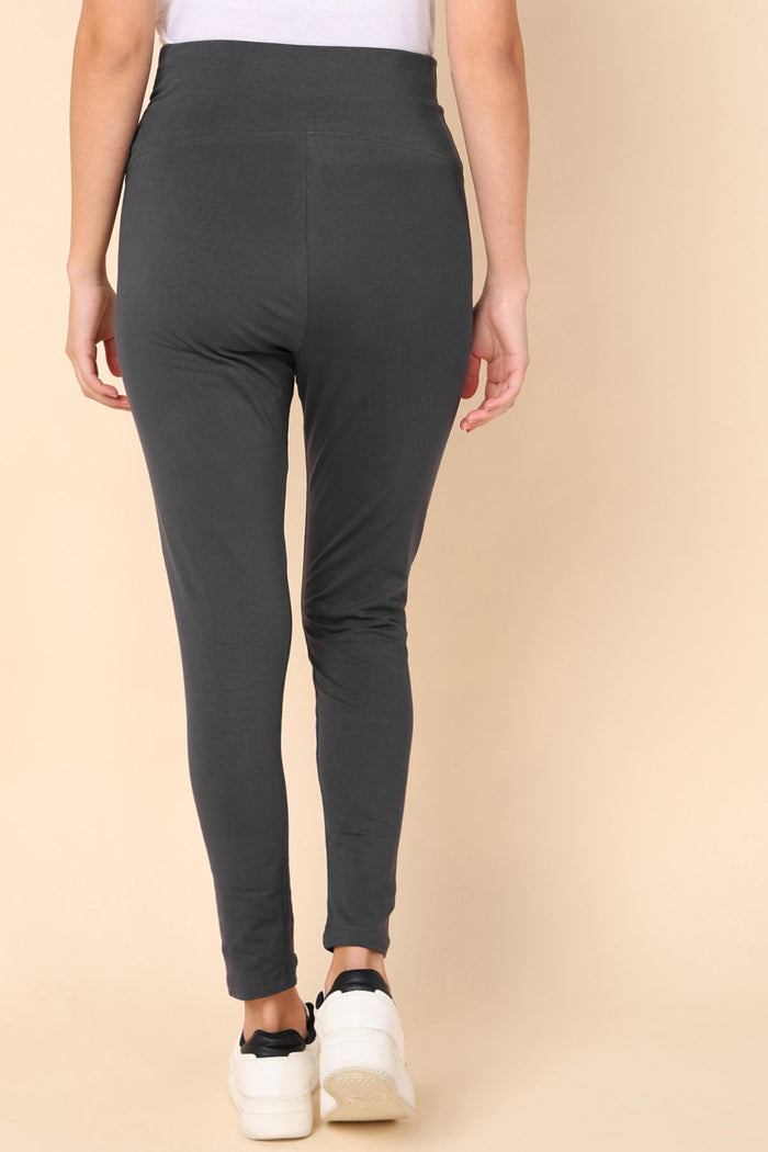 Pregnancy 247 Zactive Dark Grey High Waisted Maternity Legging