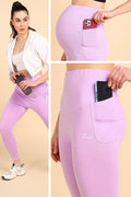 247 Zactive™ Lavender Maternity Legging (Pregnancy & Postpartum) - House Of Zelena™