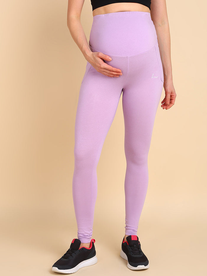 247 Zactive™ Lavender Maternity Legging (Pregnancy & Postpartum) - House Of Zelena™