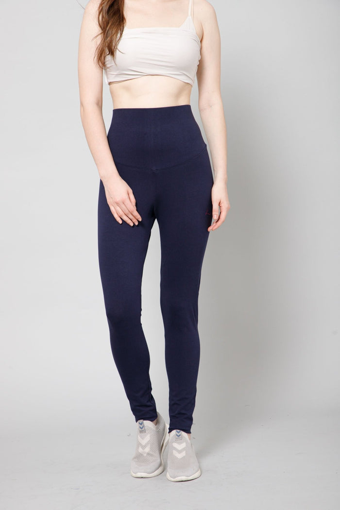 247 Zactive™ Navy Blue High Waisted Maternity Leggings - House Of Zelena™