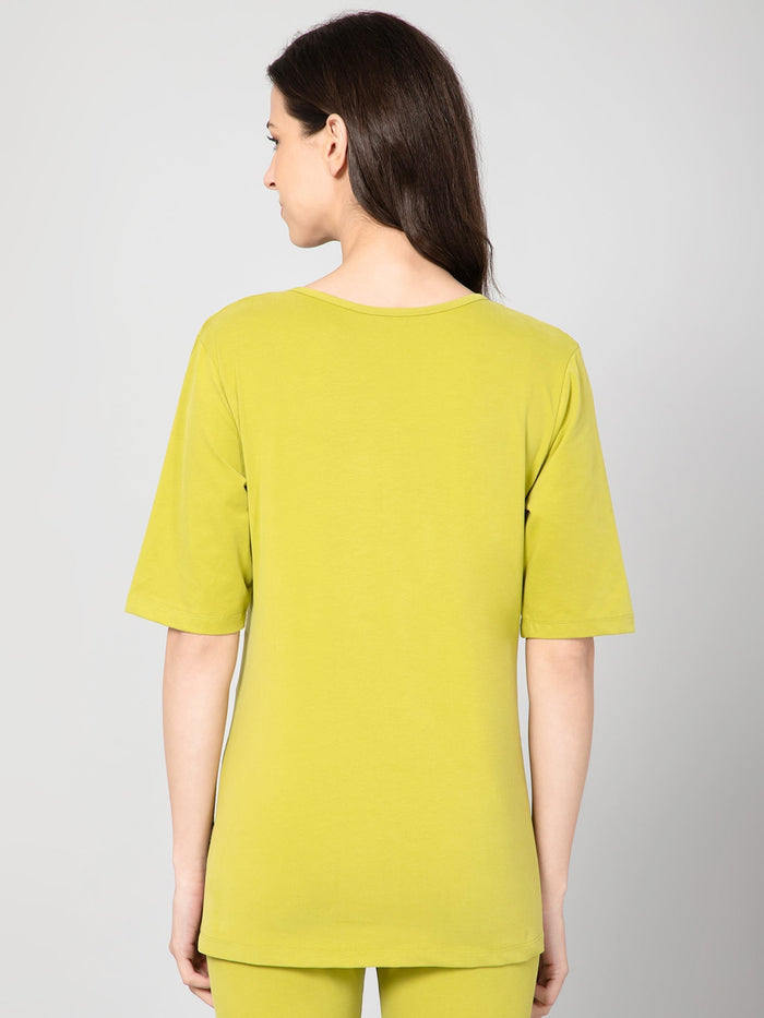 Maternity Pregnancy 247 Zactive Olive Green Zipless Pregnancy Top & Leggings Set