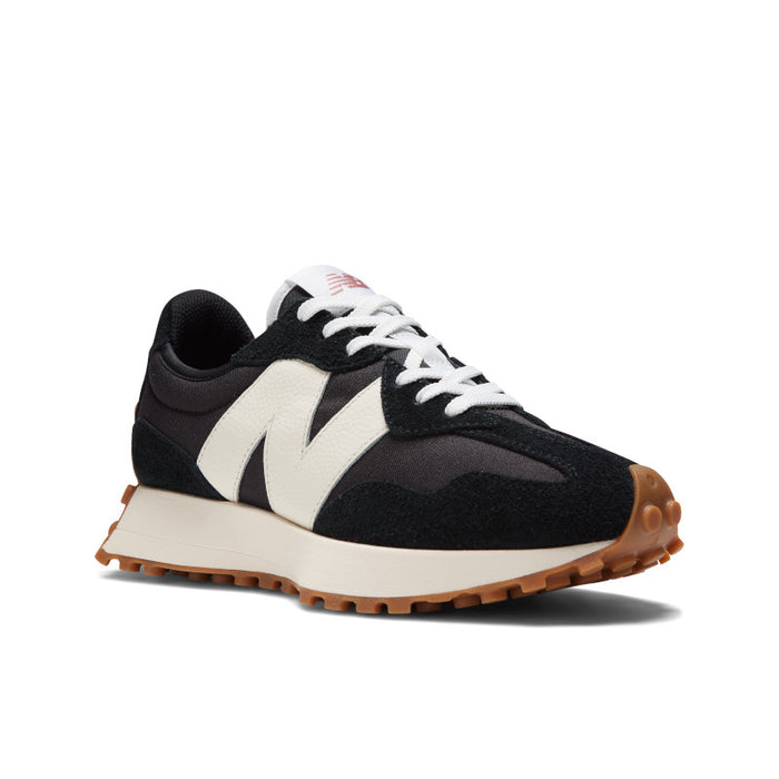 327 - Black with White and Mineral Red - Women's