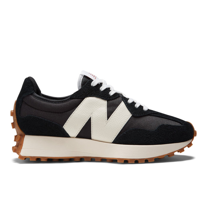 327 - Black with White and Mineral Red - Women's