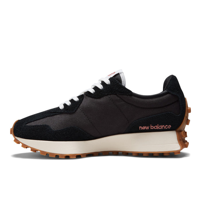 327 - Black with White and Mineral Red - Women's