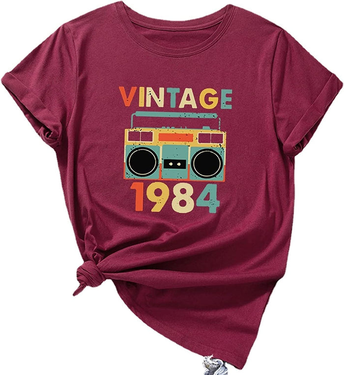 37th Birthday Vintage Shirt Vintage 1984 Birthday T-Shirt