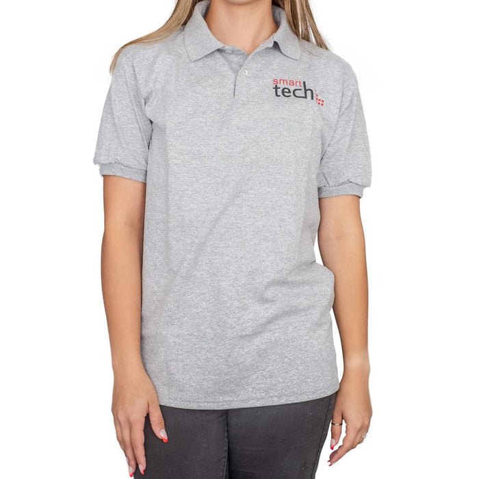 40 Year Old Virgin Smart Tech Gray Costume Polo Shirt