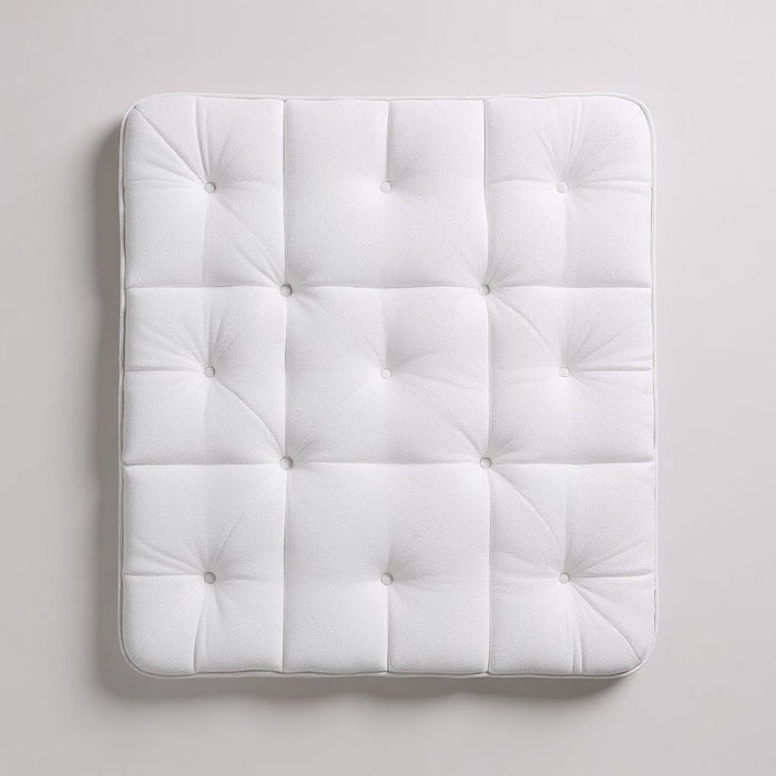 6" Premium BioFoam Mattress - Eco Value Comfort, top-down view of the quilted pillowtop