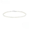 925 Sterling Silver Natural Pearl Necklace Irregular Fresh Water Pearl Neck Chain for Women Elegent Fine Jewelry