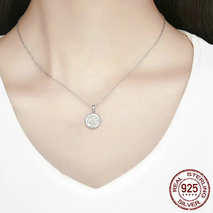 925 Sterling Silver Tree of Life Pendant Necklaces Women Gold Heart Tree Necklace Sterling Silver Jewelry