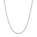 925 Sterling Silver Twisted Silver Necklace Simple Chain Link for Women Platinum Plated Fine Jewelry Gift