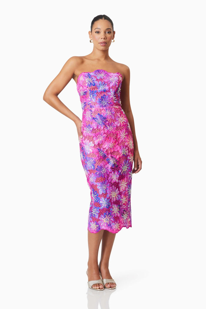 Abrielle Midi Dress - SODA Fashion Haus