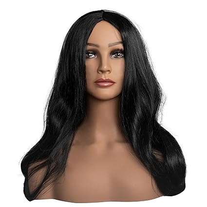 Adams Spooky Family Mother Long Hair Morticia Halloween Cosplay Costume Wig - TVStoreOnline