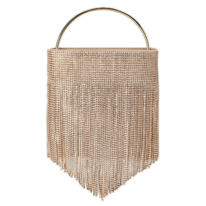 Adina Crystal Fringe Bag - SODA Fashion Haus