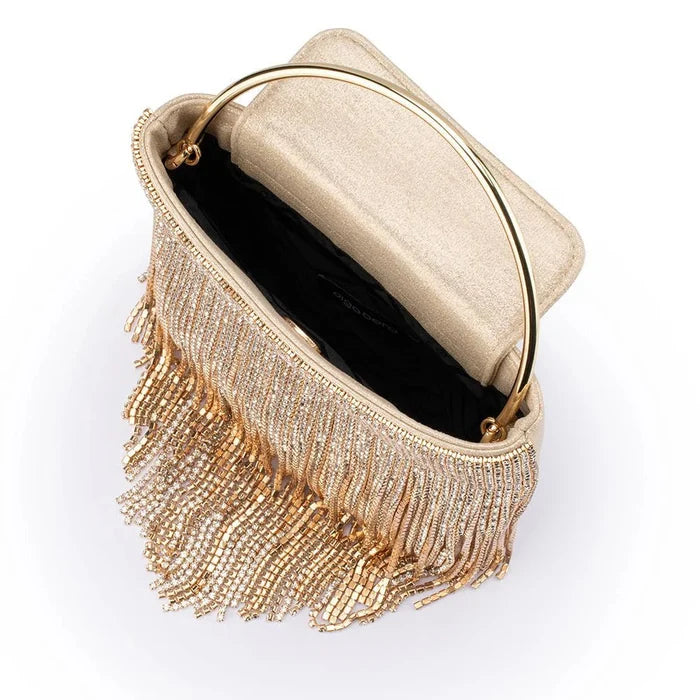 Adina Crystal Fringe Bag - SODA Fashion Haus