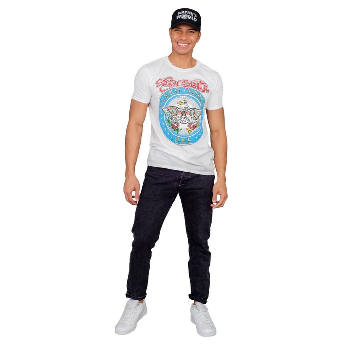 Adult Wayne's World T-shirt/Hat Adult Unisex Halloween Cosplay Costume Set