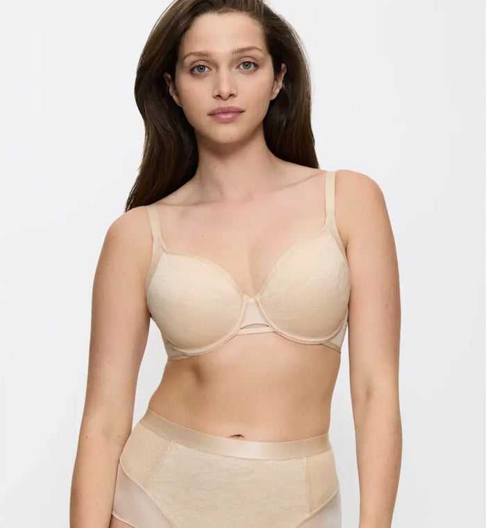 BEIGE TRIUMPH AIRY SENSATION T-SHIRT BRA