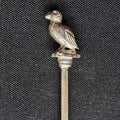 Alaska Horned Puffin Collectible Souvenir Spoon 4.5" (11cm) Silver Plated