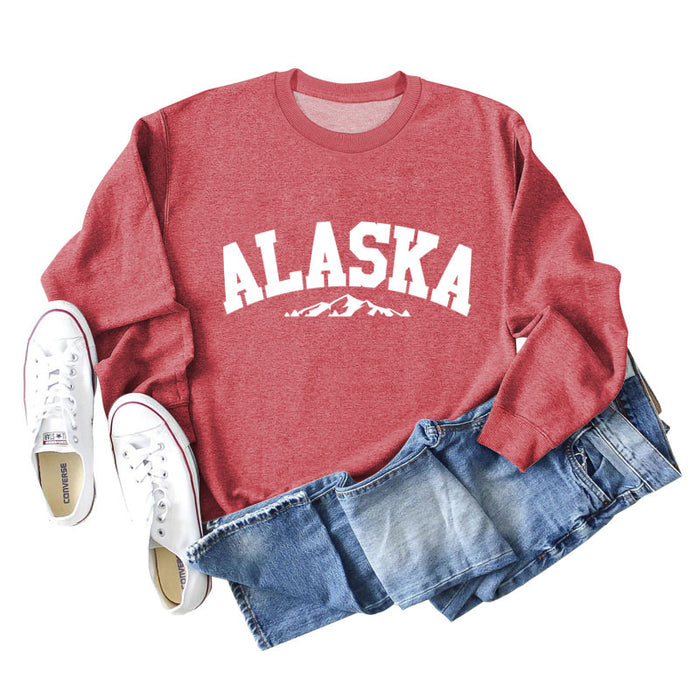 Red sweater (white font) / S