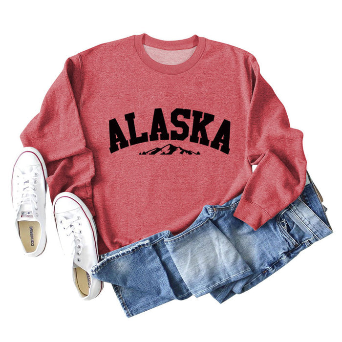 Red sweater (black font) / S