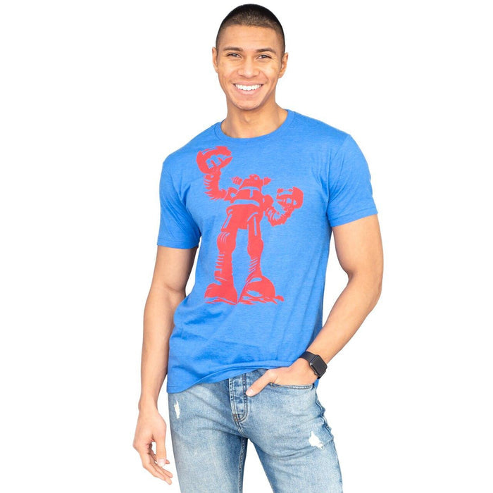 Ames Bros Destroyer Vintage Blue Adult T-shirt-tvso