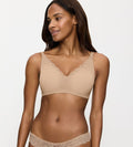 BEIGE TRIUMPH AMOURETTE NON-WIRED MINIMISER BRA