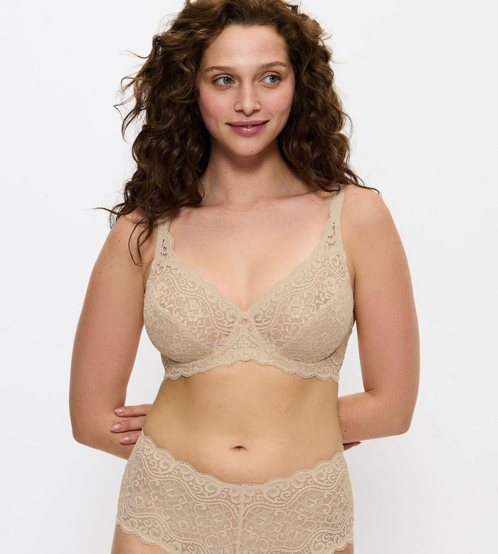 BEIGE AMOURETTE WIRED BRA