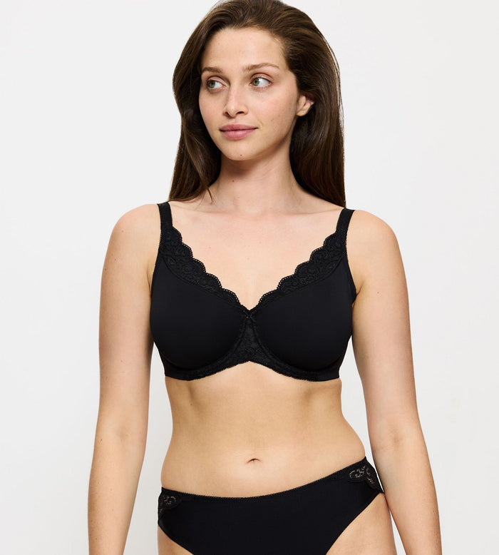 BLACK TRIUMPH AMOURETTE WIRED MINIMISER BRA