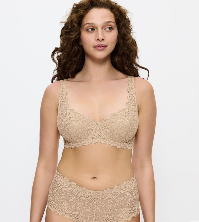 BEIGE AMOURETTE WIRED PADDED BRA