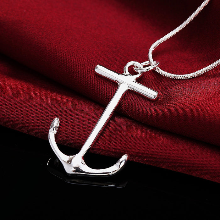 Anchor Plated Necklace