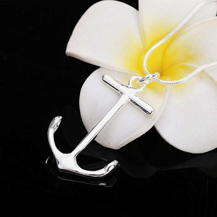 Anchor Plated Necklace