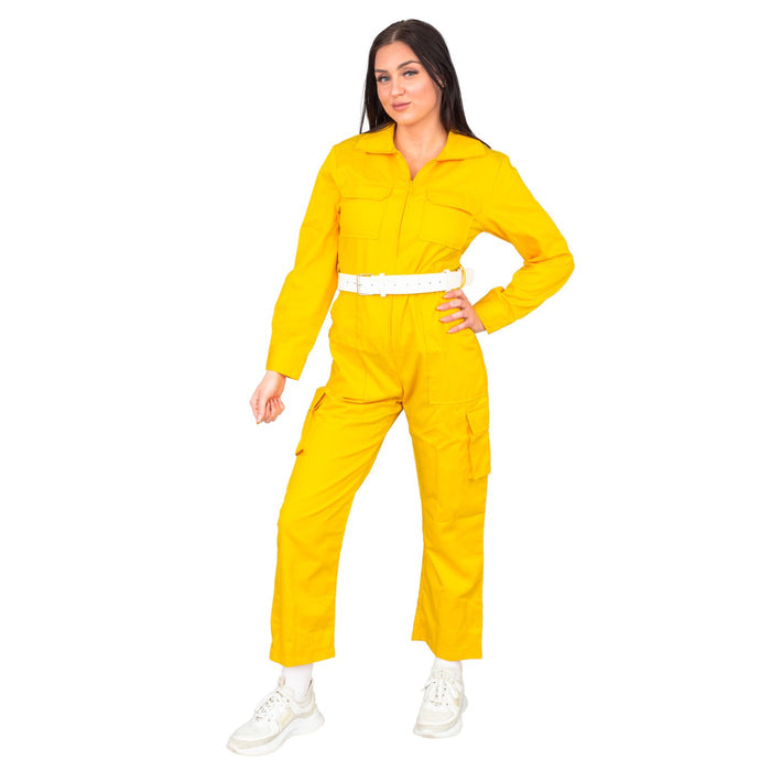 April O' Neil Yellow Ladies Costume Jumpsuit