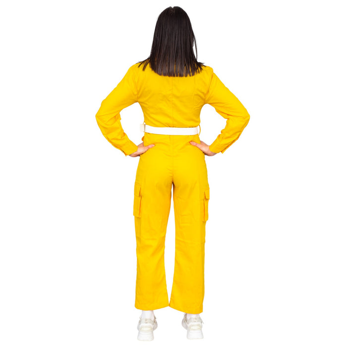 April O' Neil Yellow Ladies Costume Jumpsuit
