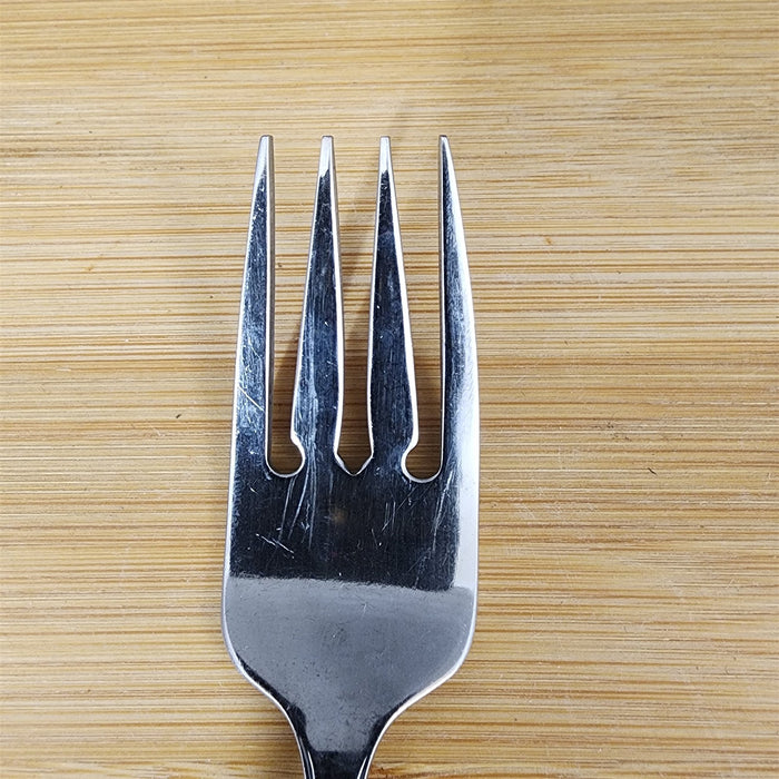 Ashmore Oneida Salad Fork Set of 2 Stainless Burnished Handle Flatware