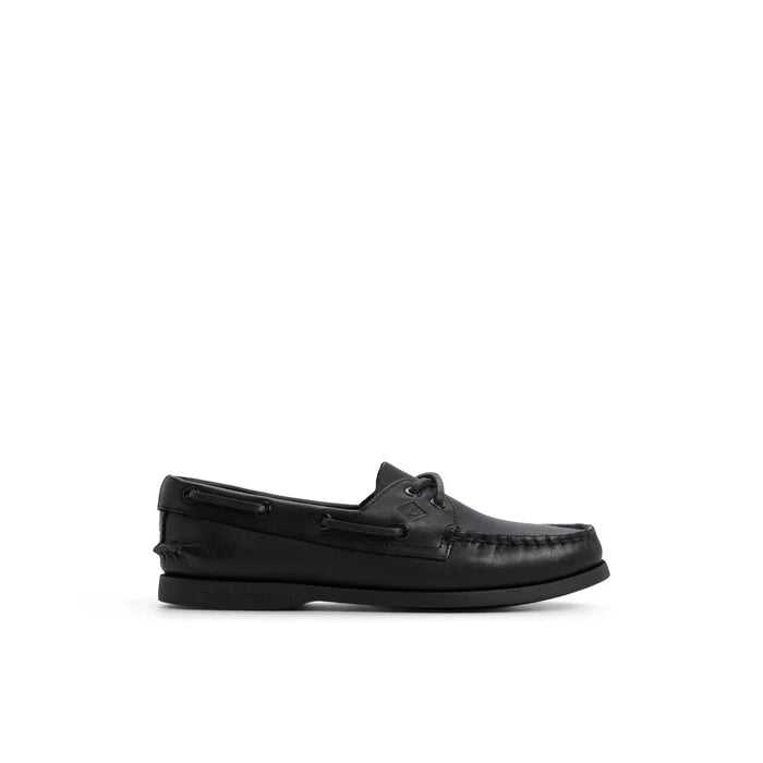 Authentic Original 2 Eye Boat Shoe - Black - Women's