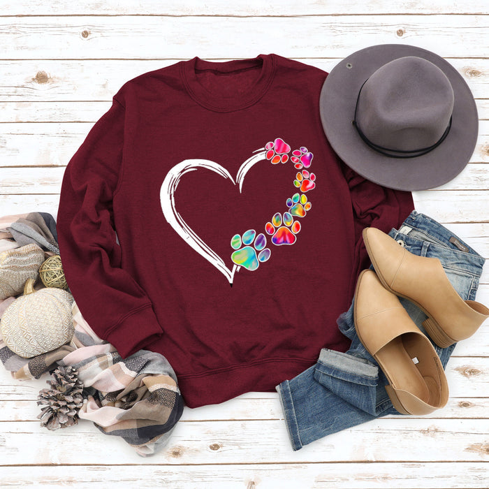 Red wine sweater (white color picture) / S