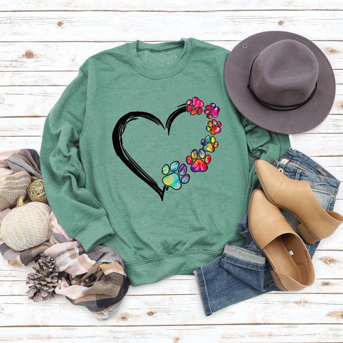 Light green sweater (black word color picture) / S