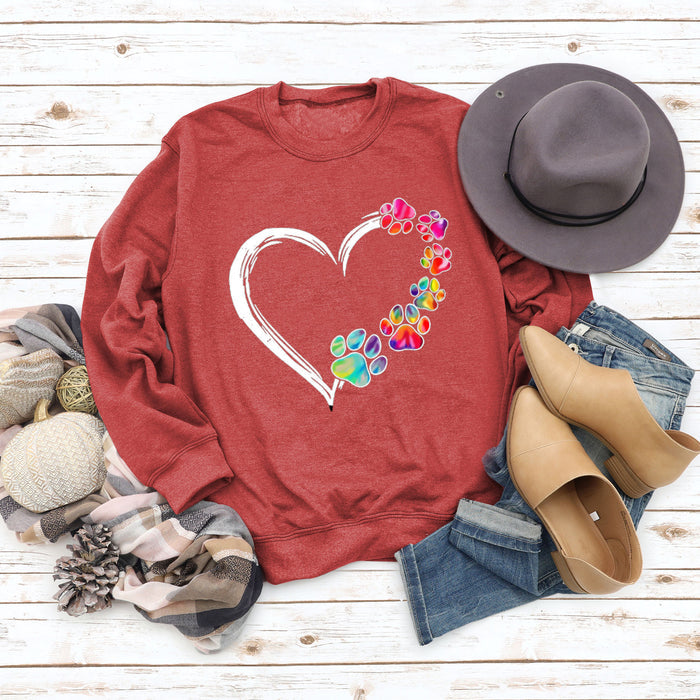 Red sweater (white color picture) / S