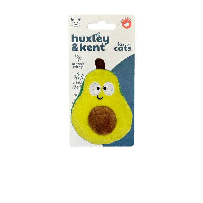 Packaged Avocado Popper Cat Toy.
