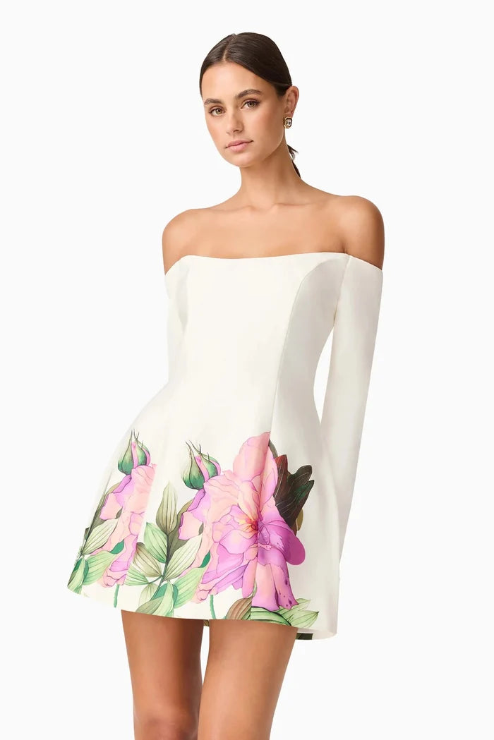 Azelie Off Shoulder Mini Dress - SODA Fashion Haus