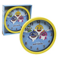 Baby Shark Analog Wall Clock Décor 9 3/4 Inches Nickelodeon Cartoon Pinkfong